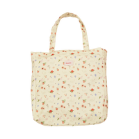 Canvas Totebag Roses and Shells