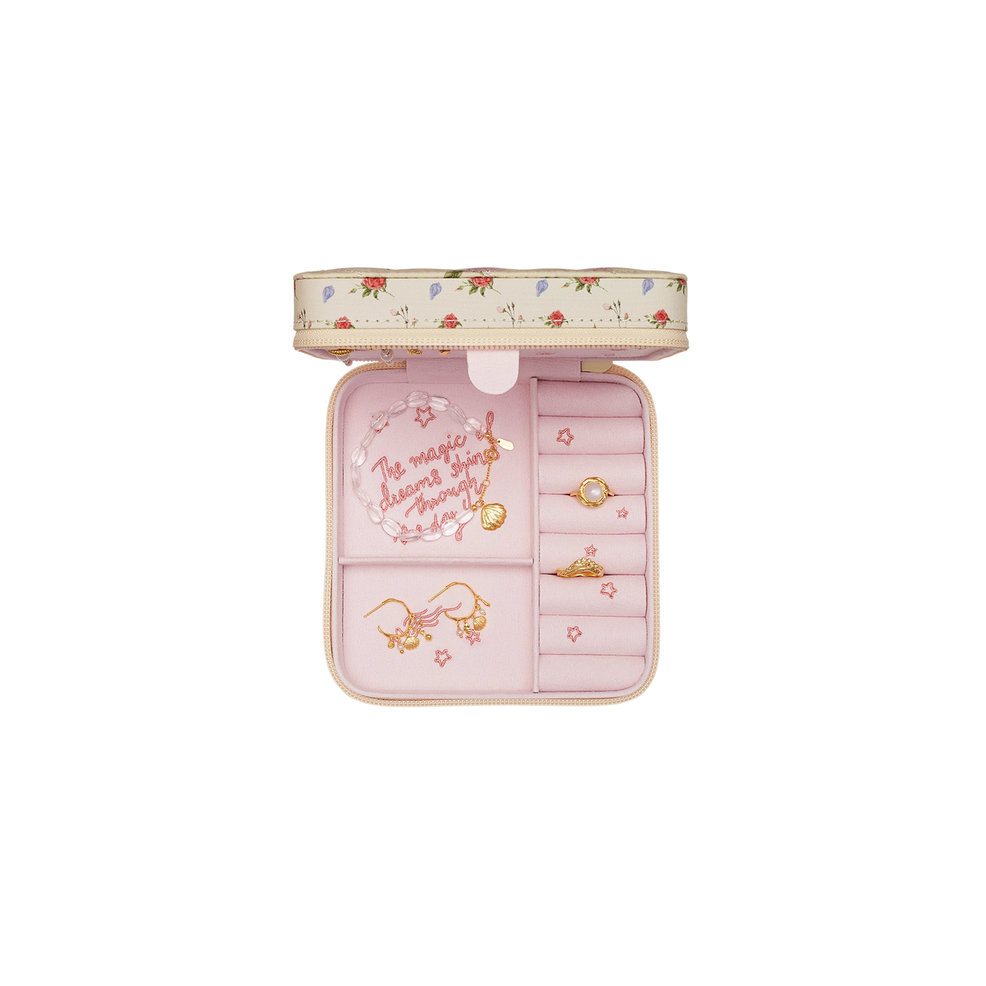 Jewelry Box Roses and Shells