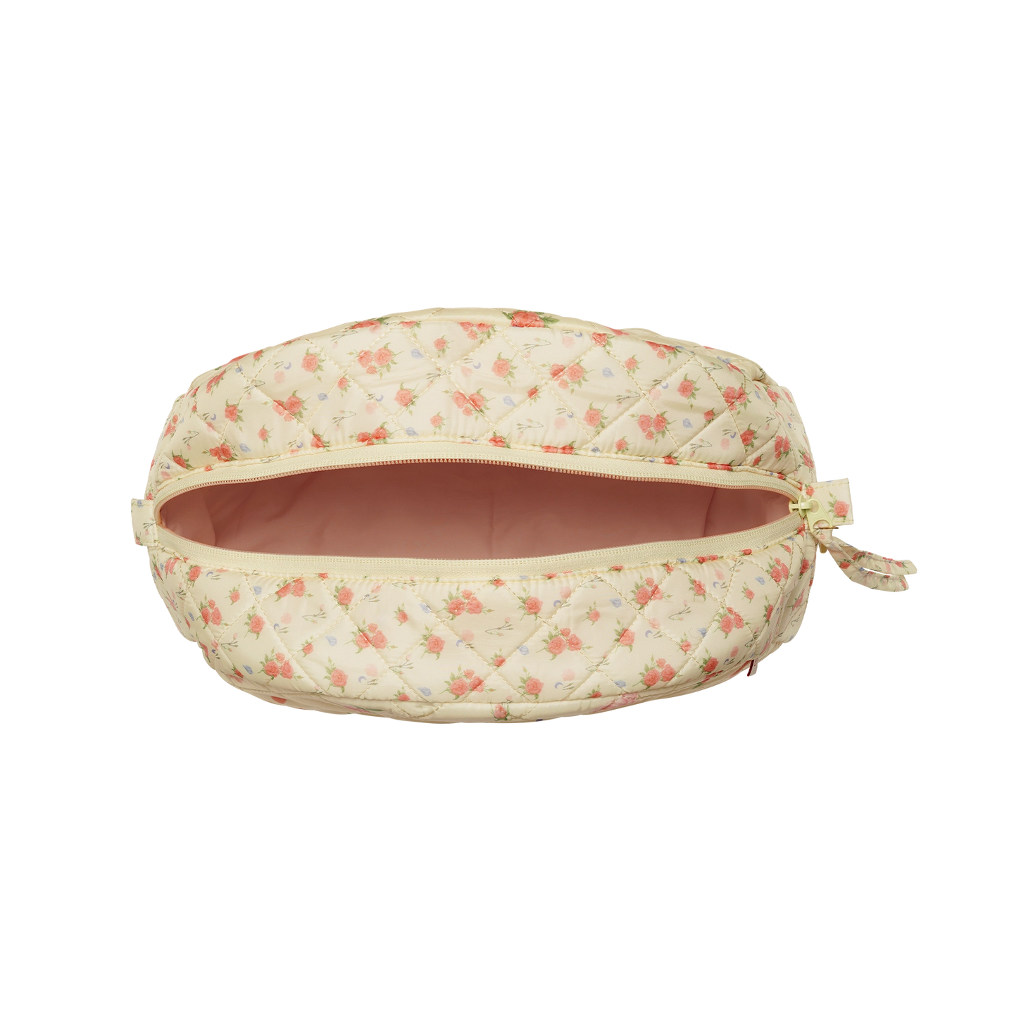Makeup Bag Big Roses and Shells