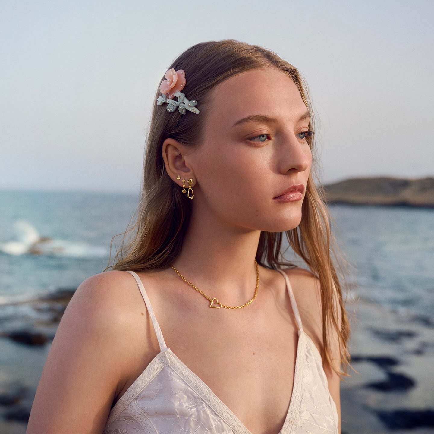 Tela Hairclip Blush