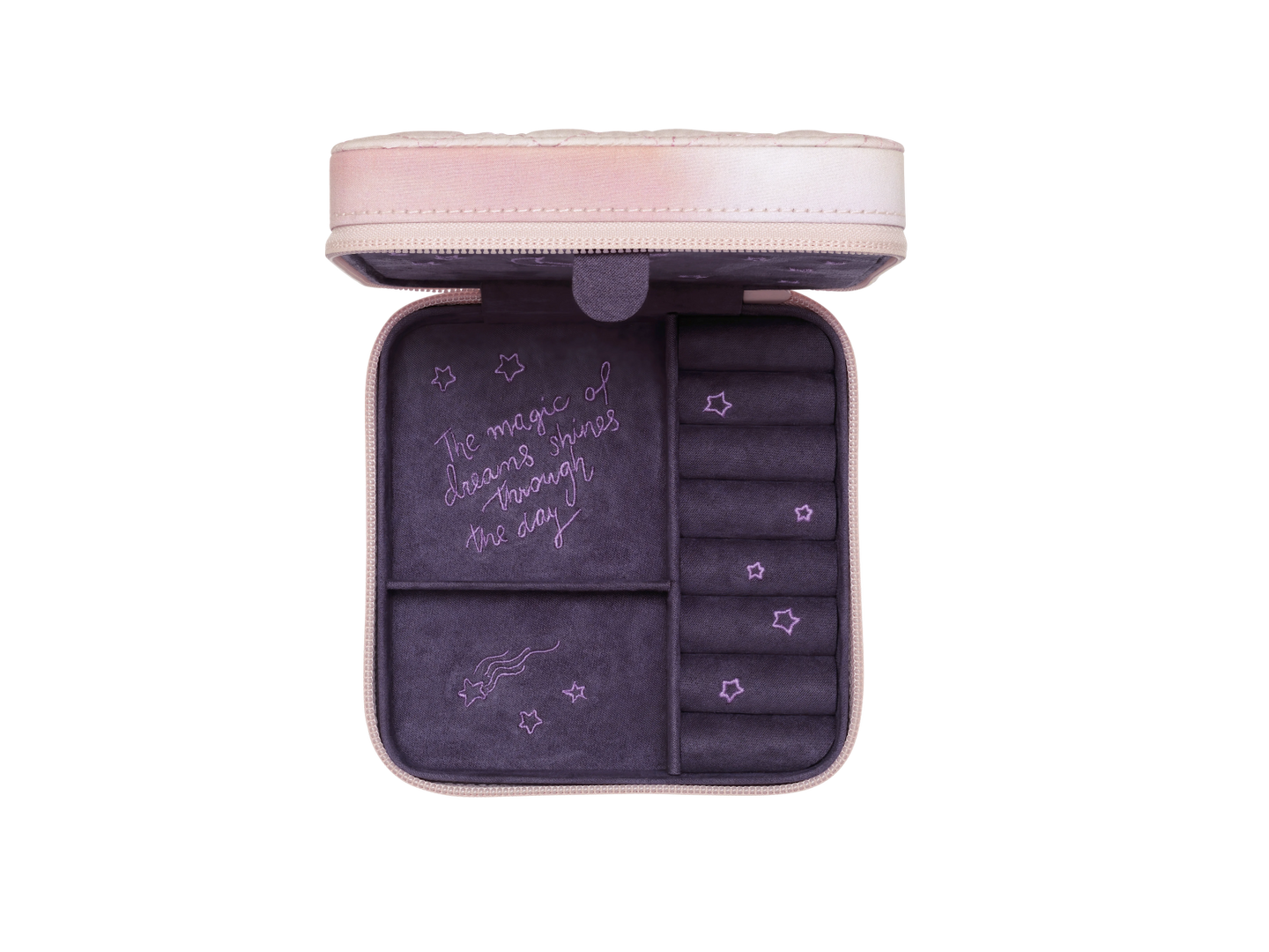 Jewelry Box Moon & Stars Rose