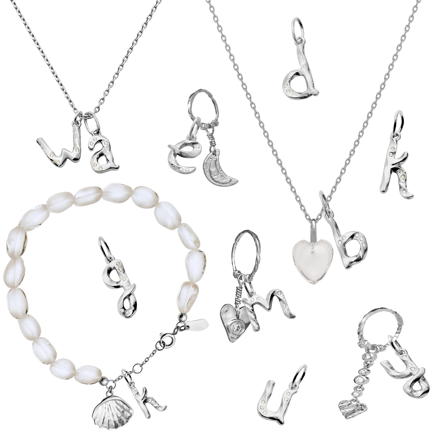 D Alphabet Pendant