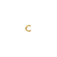 C Alphabet Single Earring