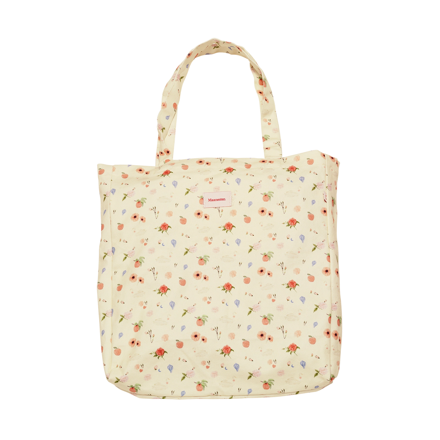 Canvas Totebag Roses and Shells