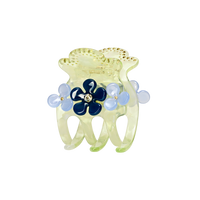 Daisy Hair Claw Lime