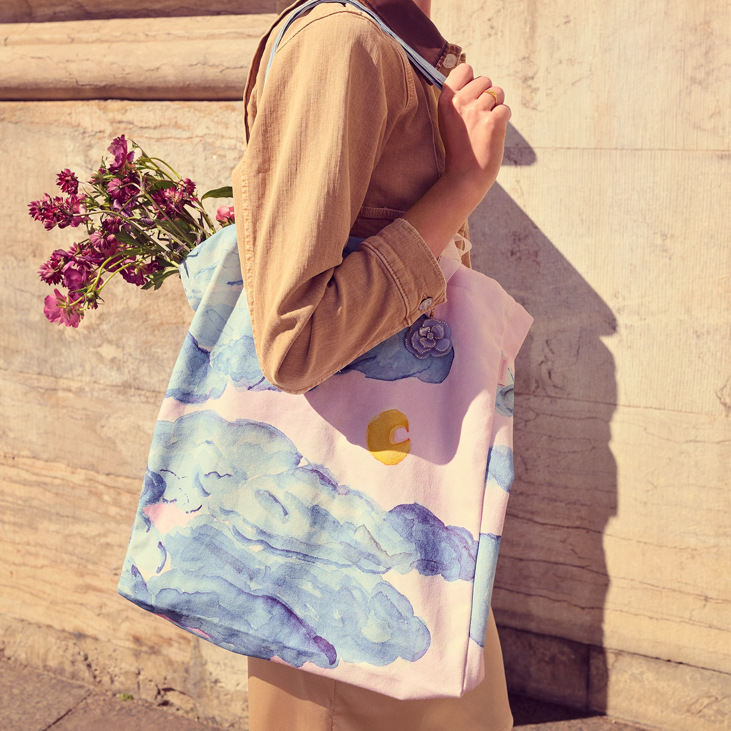 Totebag Moonshine Rose