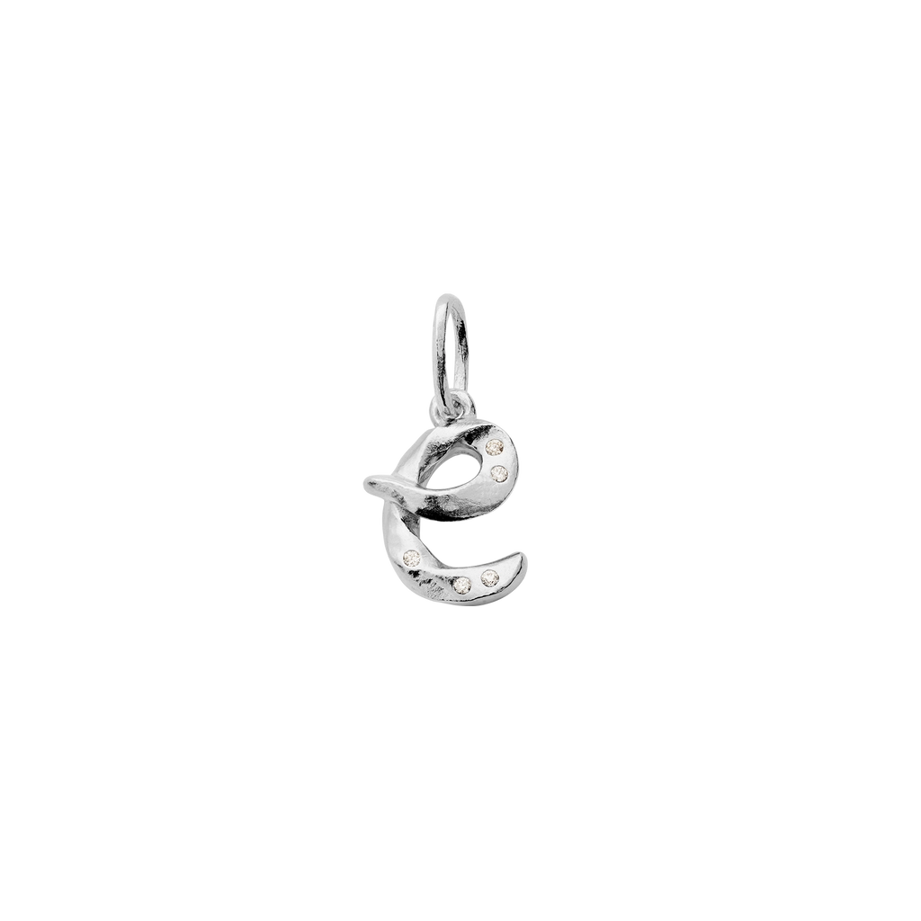 E Alphabet Pendant