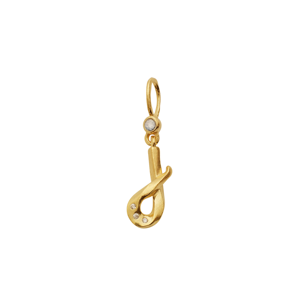 J Alphabet Pendant