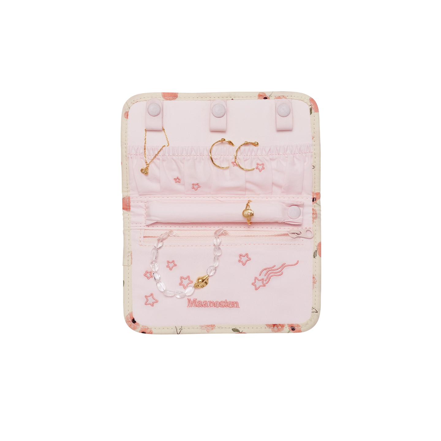 Jewelry Clutch Roses and Shells