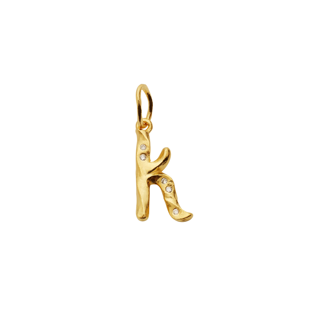 K Alphabet Pendant