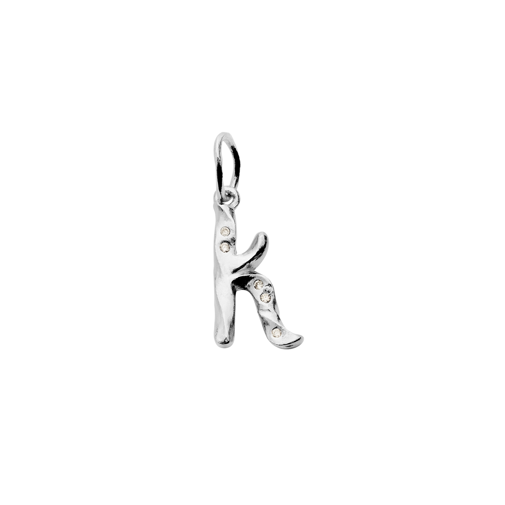 K Alphabet Pendant