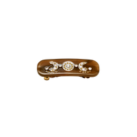 Moonphase Hairclip Mocha