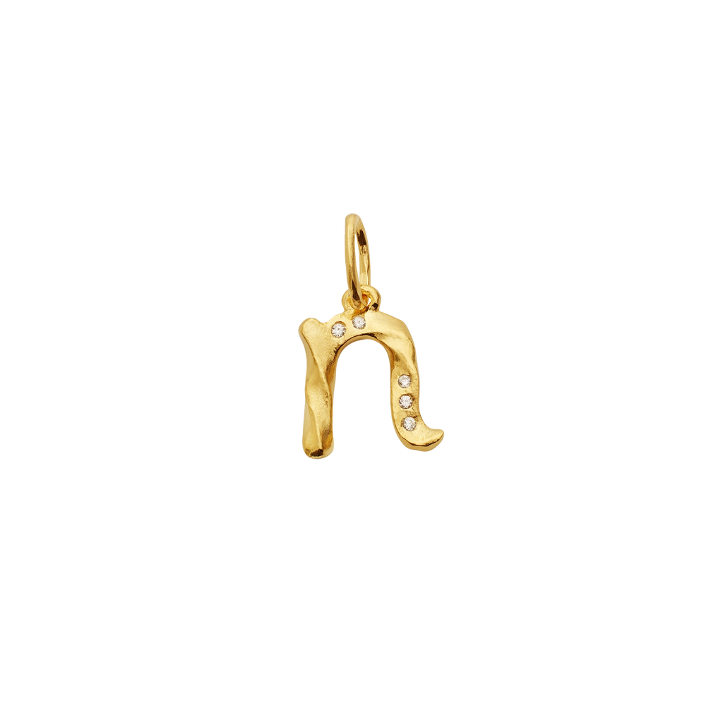 N Alphabet Pendant