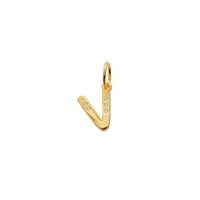 V Alphabet Pendant