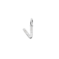 V Alphabet Pendant