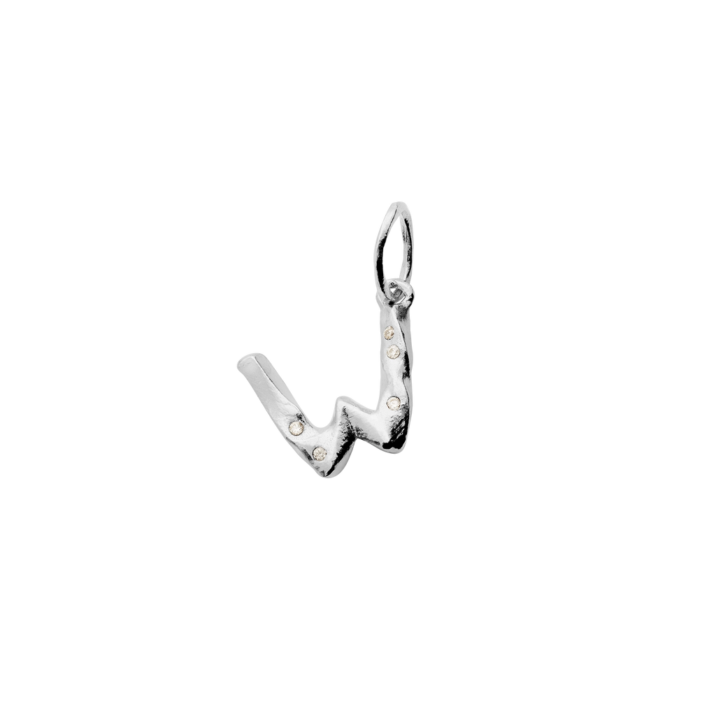 W Alphabet Pendant