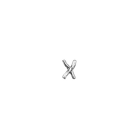 X Alphabet Single Earring