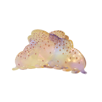 Cloud Hair Claw Rainbow