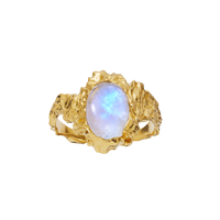 Gudinde Ring Månesten Small